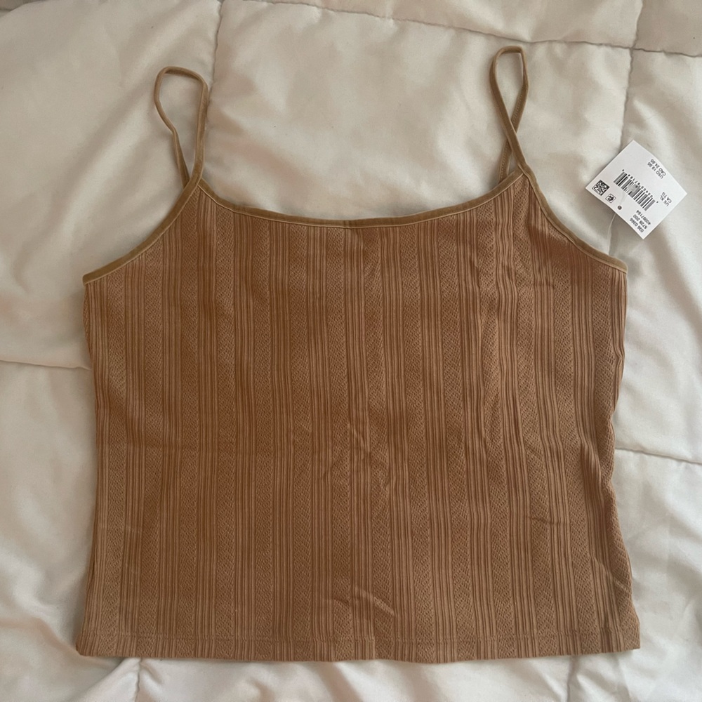 American Eagle Tan Spaghetti Strap Top